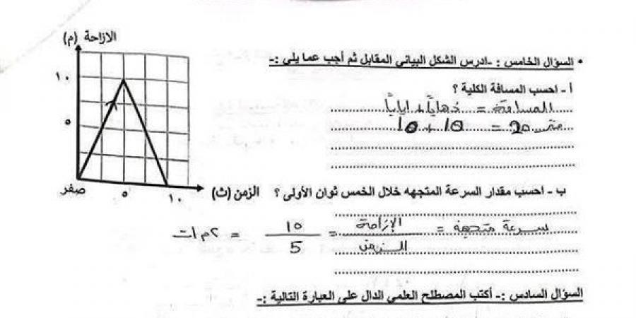 مراجعات نهائية.. بالاجابات نموذج بوكليت في العلوم البحيرة لـ الصف الثالث الاعدادي